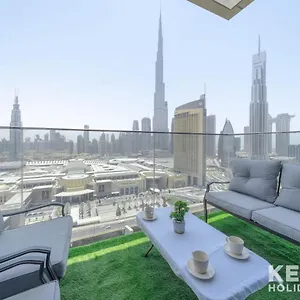 Keyone - 3br With Maids In Downtown Views , دبي الإمارات العربية المتحدة